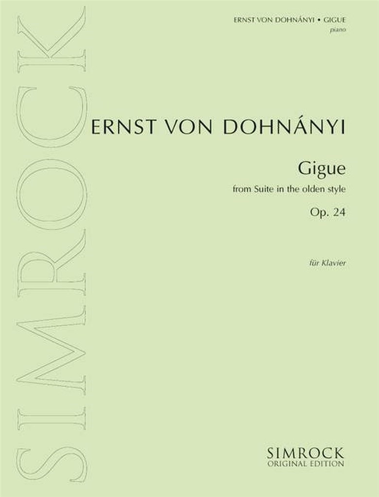 Suite in the Olden Style op. 24